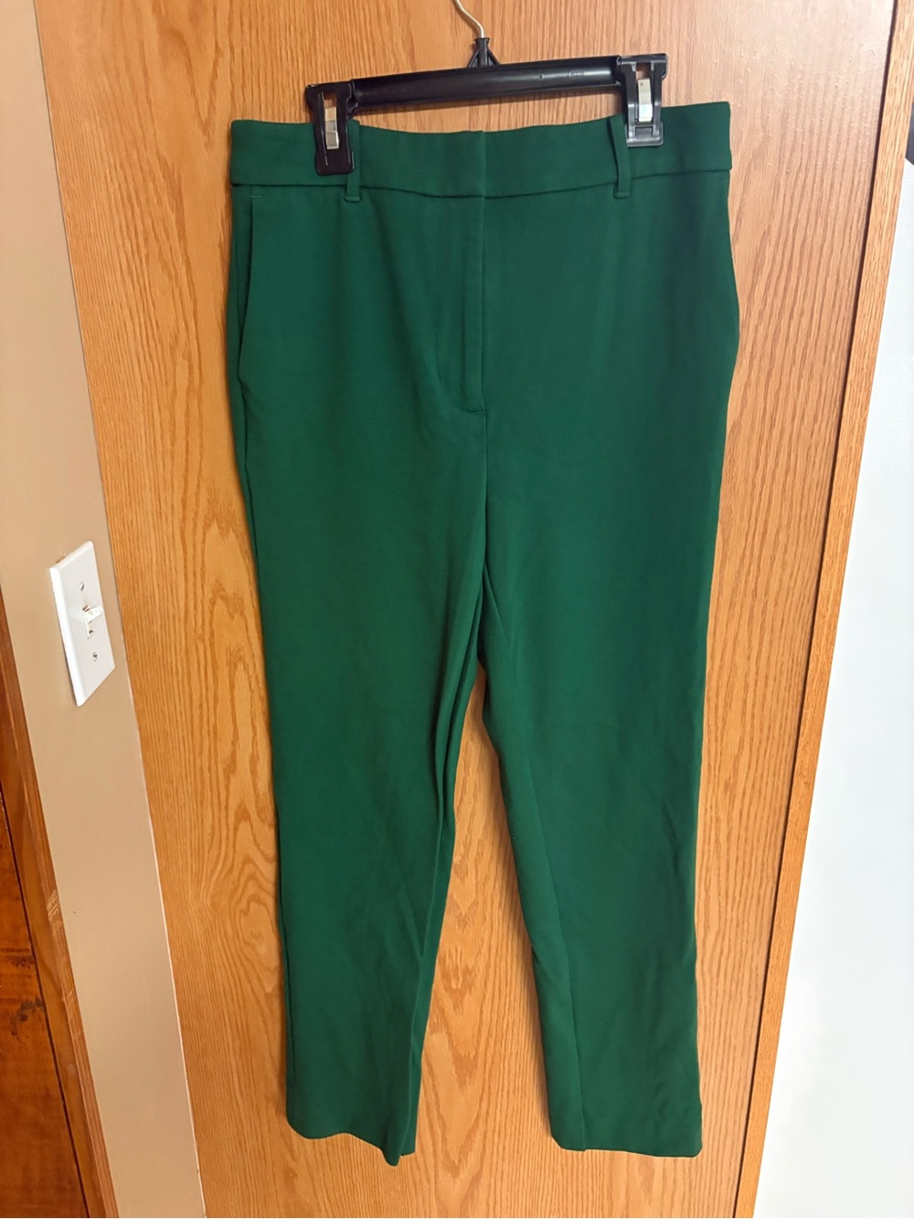 Boden Emerald Green Straight-Leg Pants